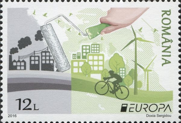 From Gray to Green, Graphic by Doxia Sergidou (Cyprus)