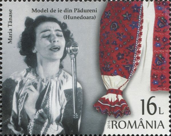 Maria Tănase & Blouse from Padureni, Hunedoara County