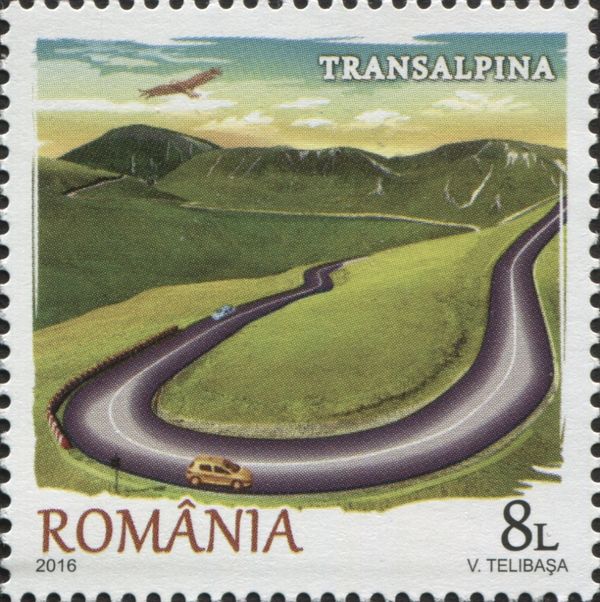 Car on a Hairpin Curve, Parâng Mountains