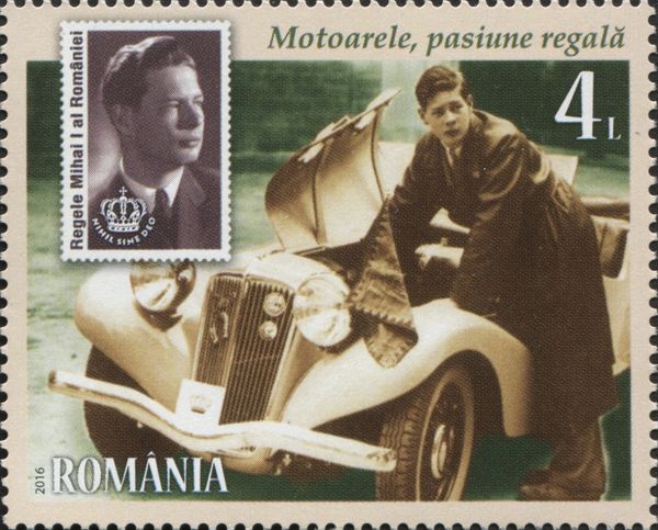 King Michael I with Aero 30 Roadster
