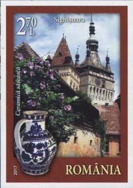 Clock Tower in Sighișoara, Transylvanian-Saxon Ceramic Pot