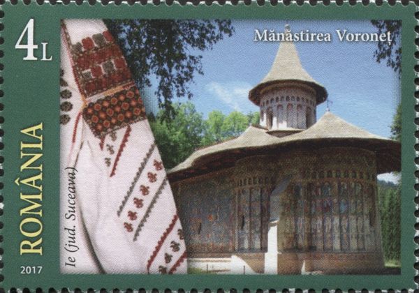 Suceava Region Traditional Blouse; Voroneţ Monastery