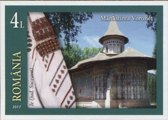 Suceava Region Traditional Blouse; Voroneţ Monastery