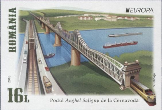 Anghel Saligny Bridge in Cernavodă