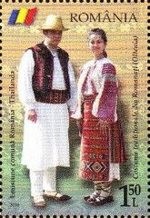Romanian Traditional Folk Costumes of Oltenia Region