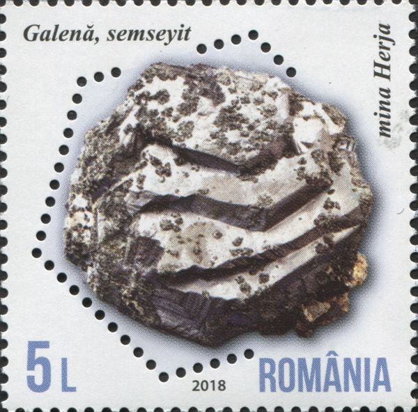 Galena and Semseyite