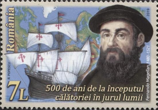 Magellan, Ship, and Map