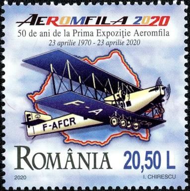 50th Anniversary of First Romanian Aerophilately Exhibition