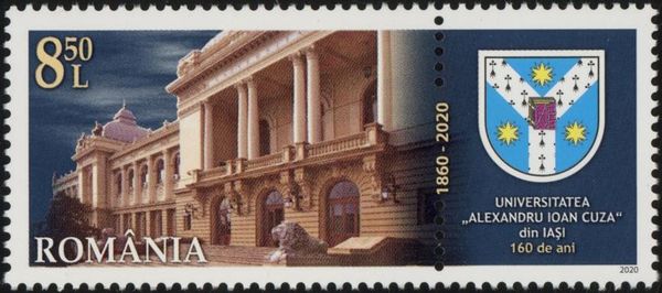University Building and Emblem