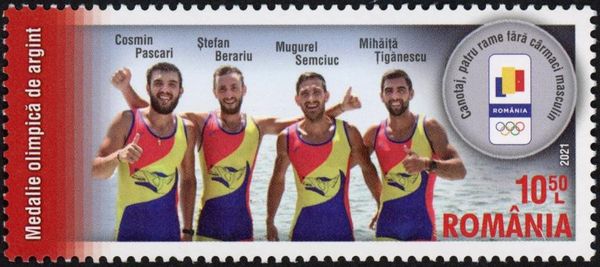 Men's Coxless Fours, Silver Medal
