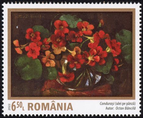 Nasturtiums by Octav Băncilă