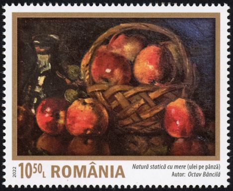 Still Life with Apples by Octav Băncilă