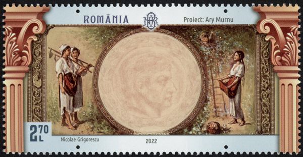 Painting by Nicolae Grigorescu, Graphic Layout by Ary Murnu