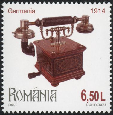 Desk Telephone with Art Nouveau Design, Germany 1914