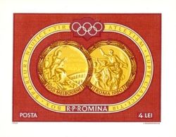 Gold Medals of the Melbourne and Rome Olympics