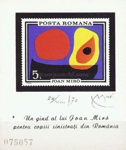 Abstract, by Joan Miro (1893-1983) Spanish painter