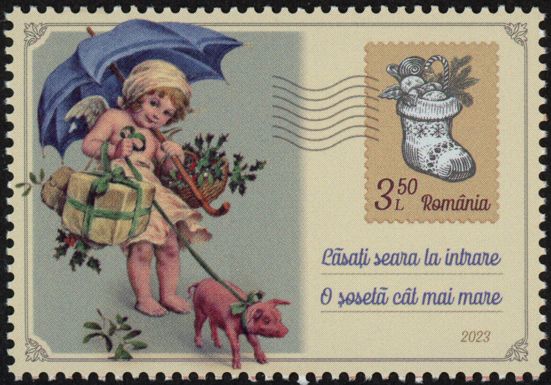 Holiday Postcard Design from 1913-1914