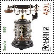 Coffee Grinder Desk Telephone, Sweden 1895