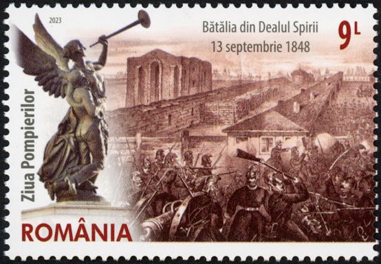 Firefighters at Battle of Dealul Spirii, 1848