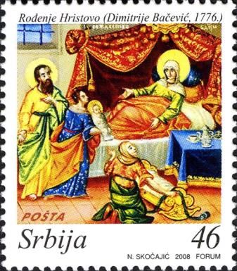 "Birth of Christ" by Dimitrije Bacevic