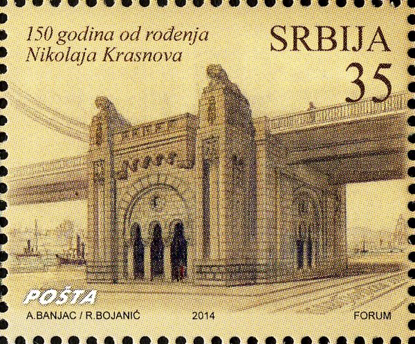 Nikolai Krasnov-architecture-King Alexandar I Bridge in Beog