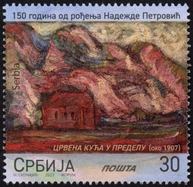 Red house in the countryside (1907)