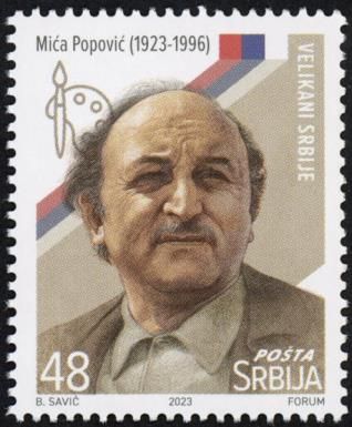 Mića Popović, Artist