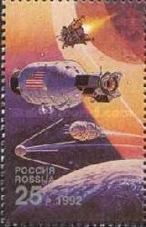 "Apollo" and "Vostok" Spacecrafts and "Sputnik-1"