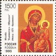 Icon "Our Lady of Iver", 1678, Moscow