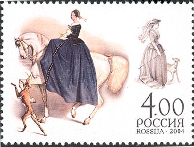 Riding Habits for Ladies Riding Side-saddle (1830's)