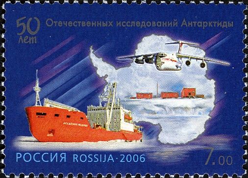 Il-76TD Aircraft and Research Ship "Akademik Fedorov"
