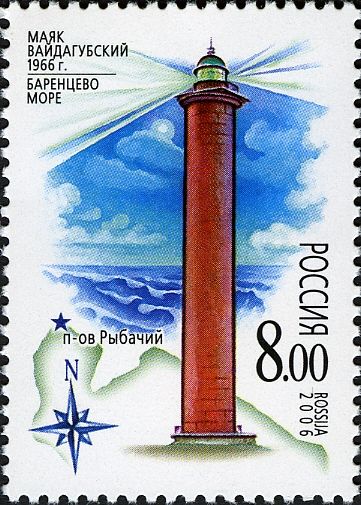 Vaidagubsky Lighthouse, Barents Sea