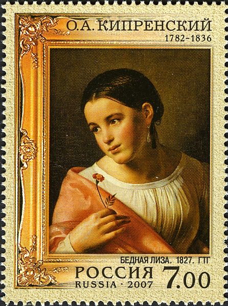 Poor Liza, O.A. Kiprensky (1827)