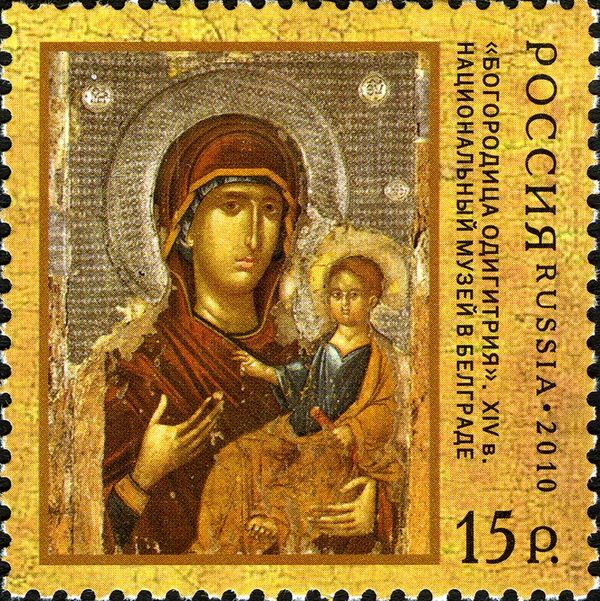 Icon "Origitria Virgin" (XIV c.) (Belgrade, Serbia)