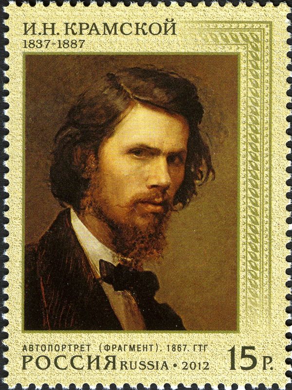 Self Portrait, I.N. Kramskoi (1867)