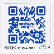 XXII Winter Olympic Games - Logo and Quick-Response Code