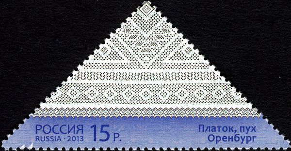 White Shawl, Orenburg - Wool