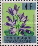 Schizoglossum eximium overprinted "REPUBLIQUE RWANDAISE"