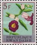Thunbergia lancifolia overprinted "REPUBLIQUE RWANDAISE"