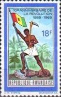 Worker with Pickaxe and Flag