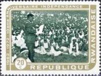 President Kayibanda Addressing Meeting