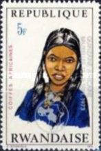 Air girl (Niger) overprint