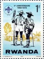 Scouts with Unit Flag