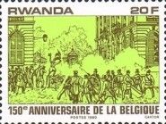 Scene from belgian independence war