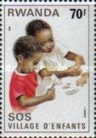 Children doing handcrafts