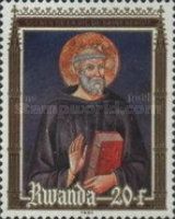 St. Benedict – fresco by Magister Conxolus