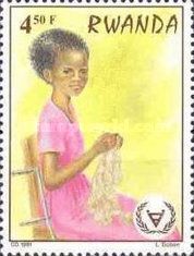 Young Girl Knitting