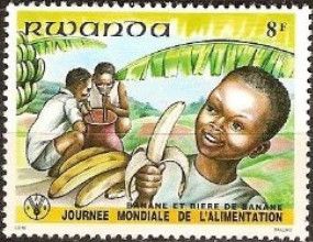 Boy eating banana