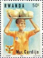 Girl with papayas