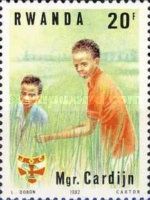 Boys in rice field